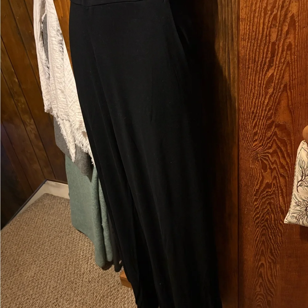 7th Ray Black Wide Leg Women's Pants - Picture 7 of 13